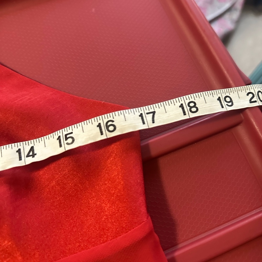 Y2K vintage Victoria’s Secret satin babydoll top bow detail red 1999 size medium - Picture 6 of 7